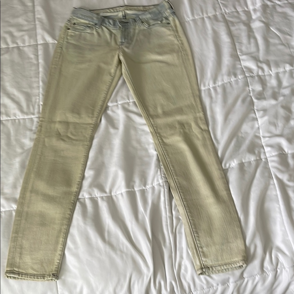 Women's Cream Jeans